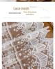 Vintage French Lace Table Runner - Elegant Retro Dining & Sideboard Mat