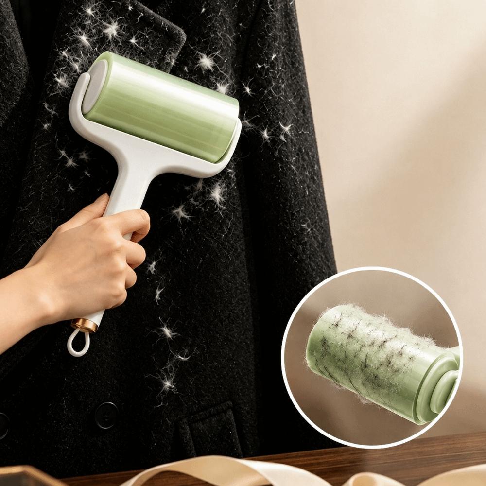 Reusable Handle Lint Roller Brush Tearable Dust Hair Roller Pet Hair Remover  Home Cleaning