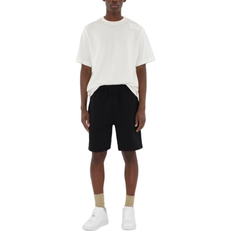 Burberry Ekd Straight leg Cotton Shorts 80959251