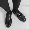 Мужская обувь для dress code Деловая Формальная Кожаная Обувь Мужская Высокое Качество Вечеринка Свадьба Броги Социальная Кожаная Обувь Для Мужчин Платформа