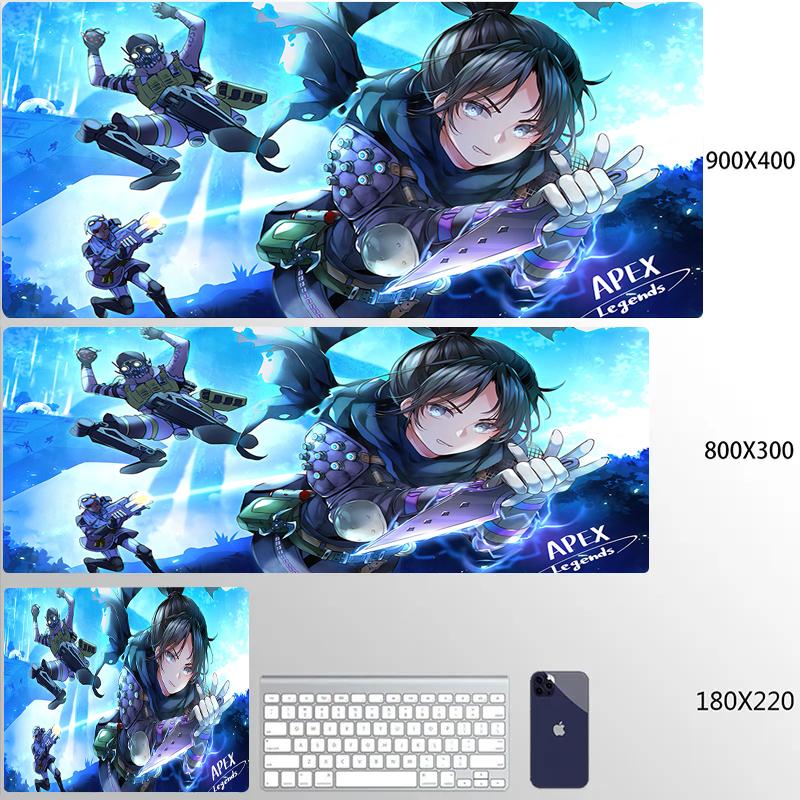 Cheap Apex Legends Mouse Pad Custom New XXL Gaming MousePads Gamer Desk Mats Antislip Carpet Mouse Mat Decorate the bedroom PC