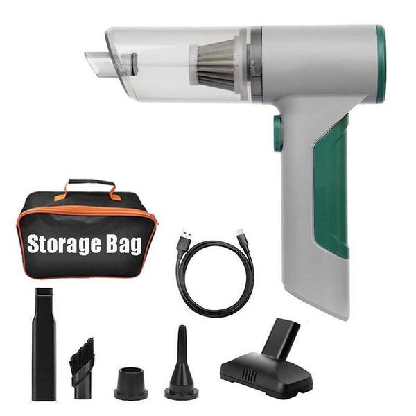 3-in-1 Powerful Wireless Car Vacuum Cleaner Multifunctional Vacuuming/Inflating/Brushless Motor 4 Gear Adjustment Portable Strong Cleaner