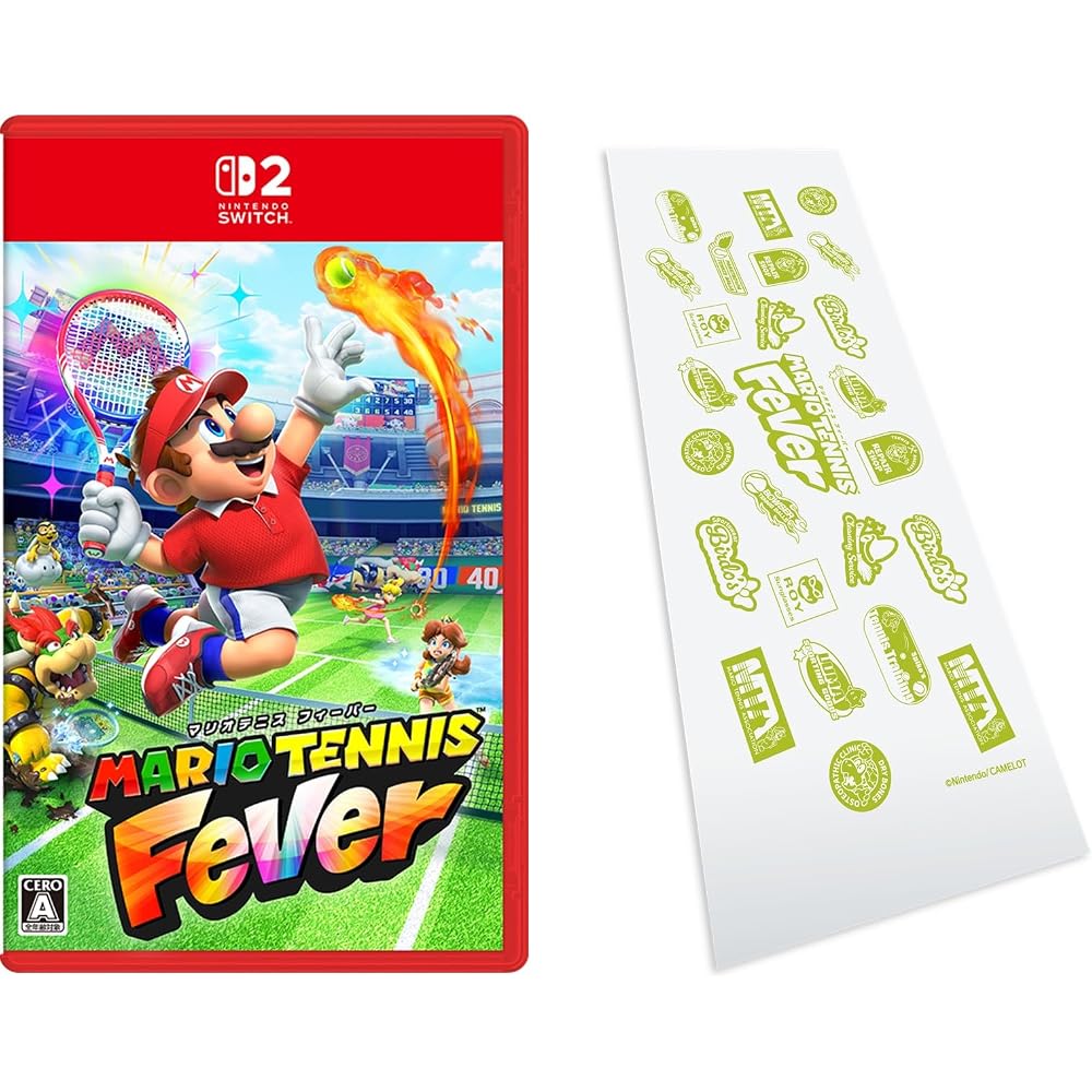 Mario Tennis Fever - Switch 2 [Эксклюзив Amazon.co.jp] В комплекте бонусное оригинальное полотенце для рук