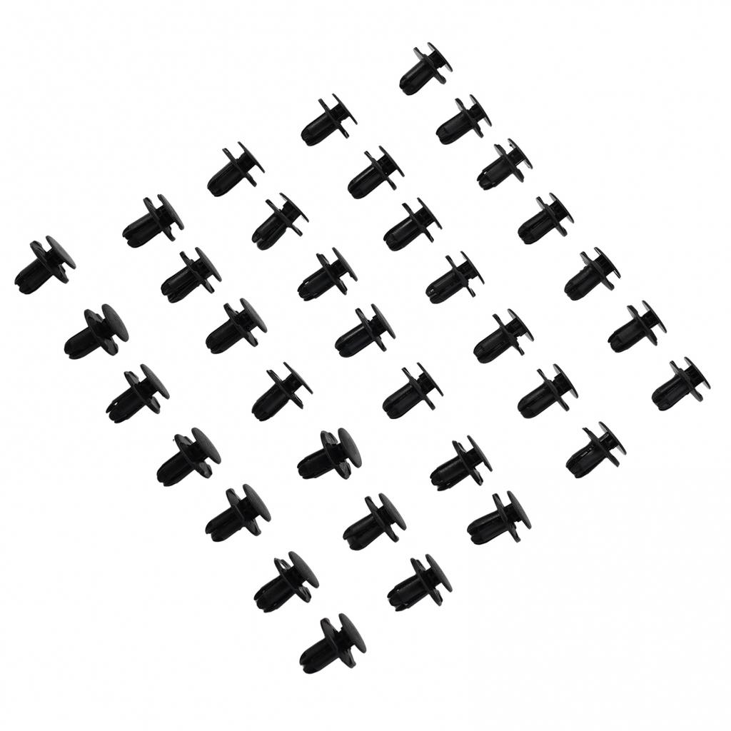 10x фиксаторов 86590-28000 865952T500 черный диаметр головки 18 мм