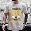 Funny Beer Lover Graphic T Shirt for Men Y2k Clothing Beer Day Tops Male Drinking Party Streetwear Oversized Short Sleeve Tees