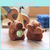 Winged Plush Capybara Keychain Cute Water Pig Bag Charm Toy Doll Enthusiasts