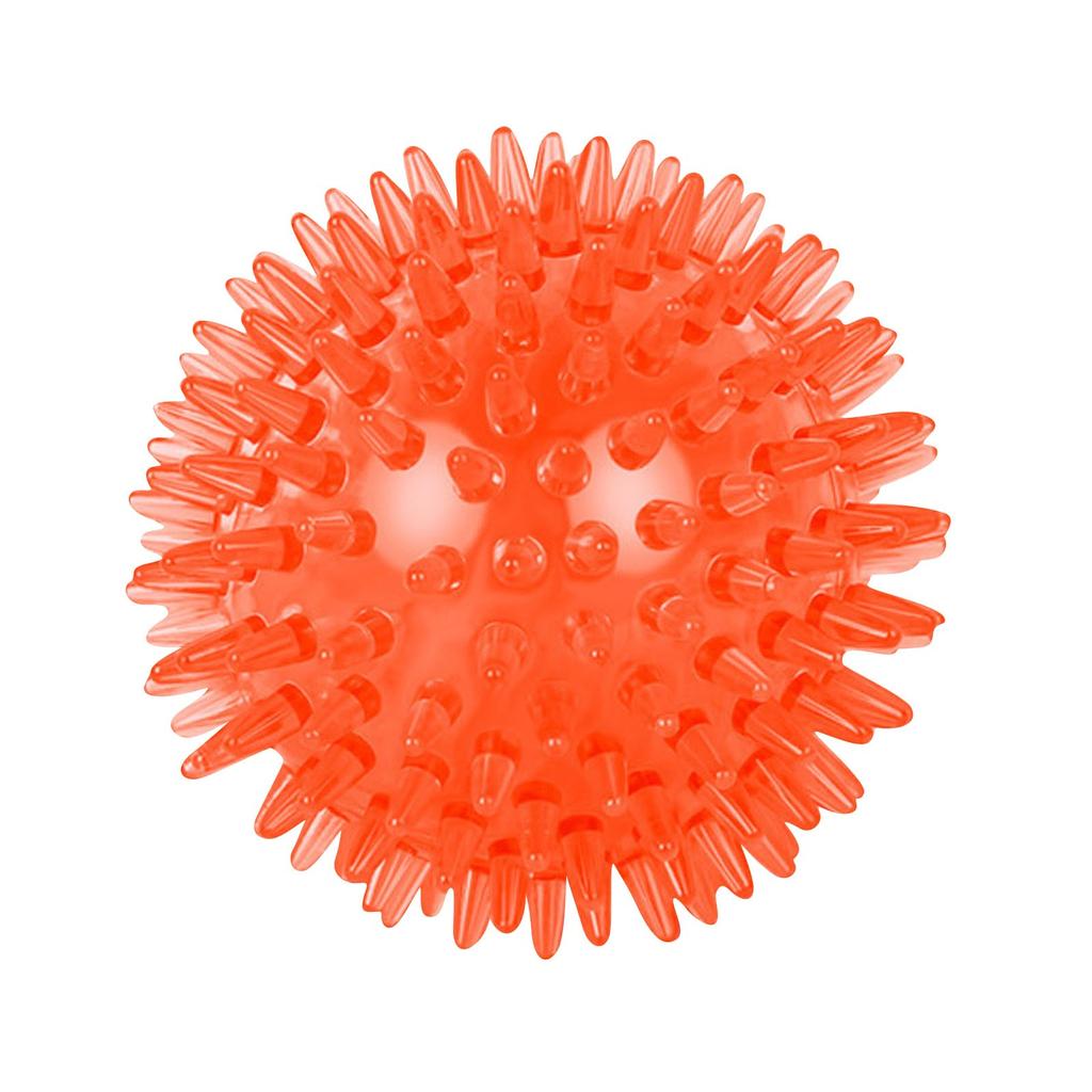 Toy Ball High Elastic Squeaking Sound Pointed Spike Ball Floating Water Resistant Cleaning Teeth Dog Toy Ball