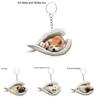 Sleek Modern Dog Cat Angel Keychain With Animal Theme For Bags And Vehicles