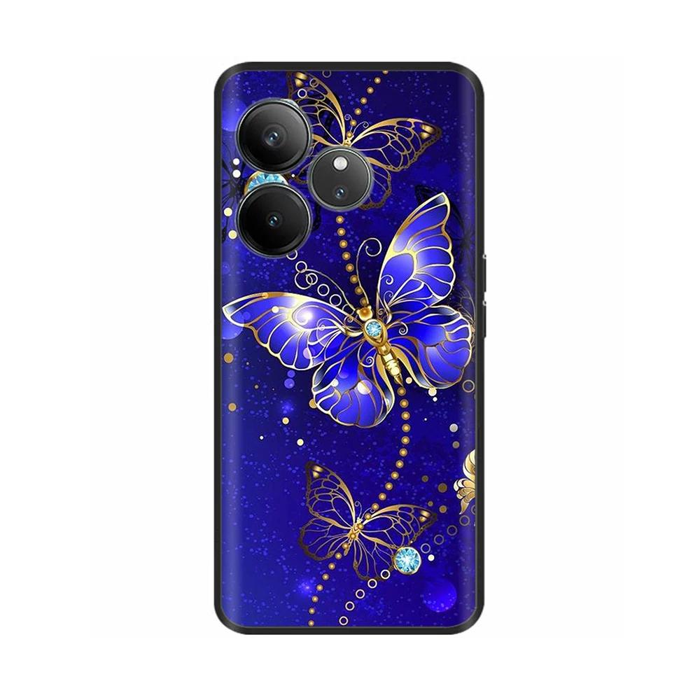 Чехол для Realme GT 6T Задняя крышка телефона Мягкая гладкая задняя крышка из жидкого силикона Для чехлов Realme GT Neo6 SE Для Realme GT Neo6 GT6