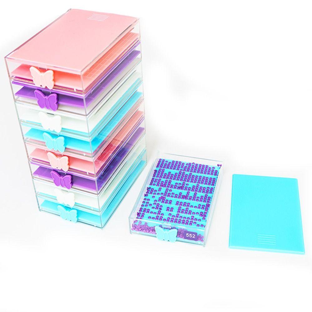 Лоток для алмазной живописи с вышивкой, лоток для сортировки бисера большой емкости для 5D алмазной живописи