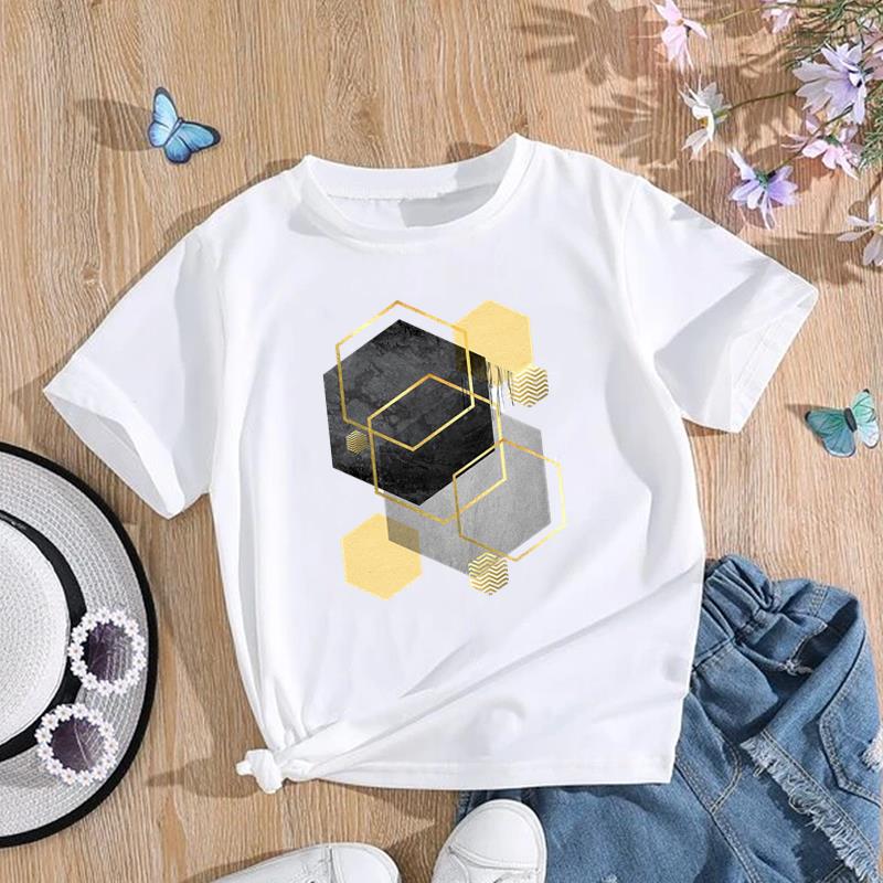 (Азиатский размер) Акварель абстрактный прекрасный стиль милая женская футболка с принтом модная футболка женская женская футболка с коротким рукавом графические футболки