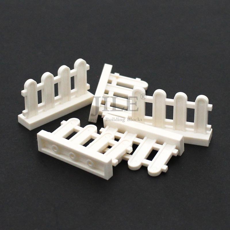 10 шт. Moc 33303 Забор 1x4x2 Штакетник Строительные Блоки Кирпичи DIY Совместимый Городской Элемент Уличный Пейзаж Собираемые Частицы Игрушки