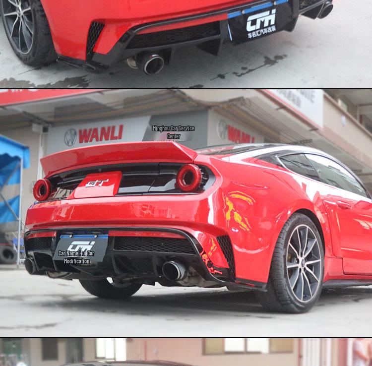 Carbon Fiber Rear Spoiler Wing for 2015-2020 Ford Mustang Trunk Lid