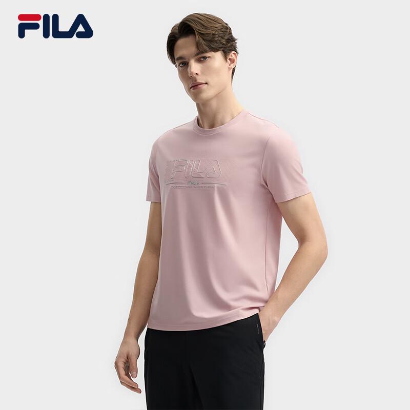 Fila Мужская вязаная футболка с коротким рукавом для охлаждения