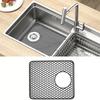 Hollow Kitchen Sink Mat Silicone Countertop Mat Kitchen Accessories Drain Pad  Desktop