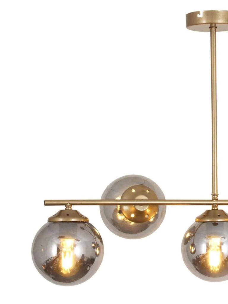 5-Piece Antique Chandelier-Honey Glass Decorative Design Bedroom Kitchen Living Room Lighting and Decoration