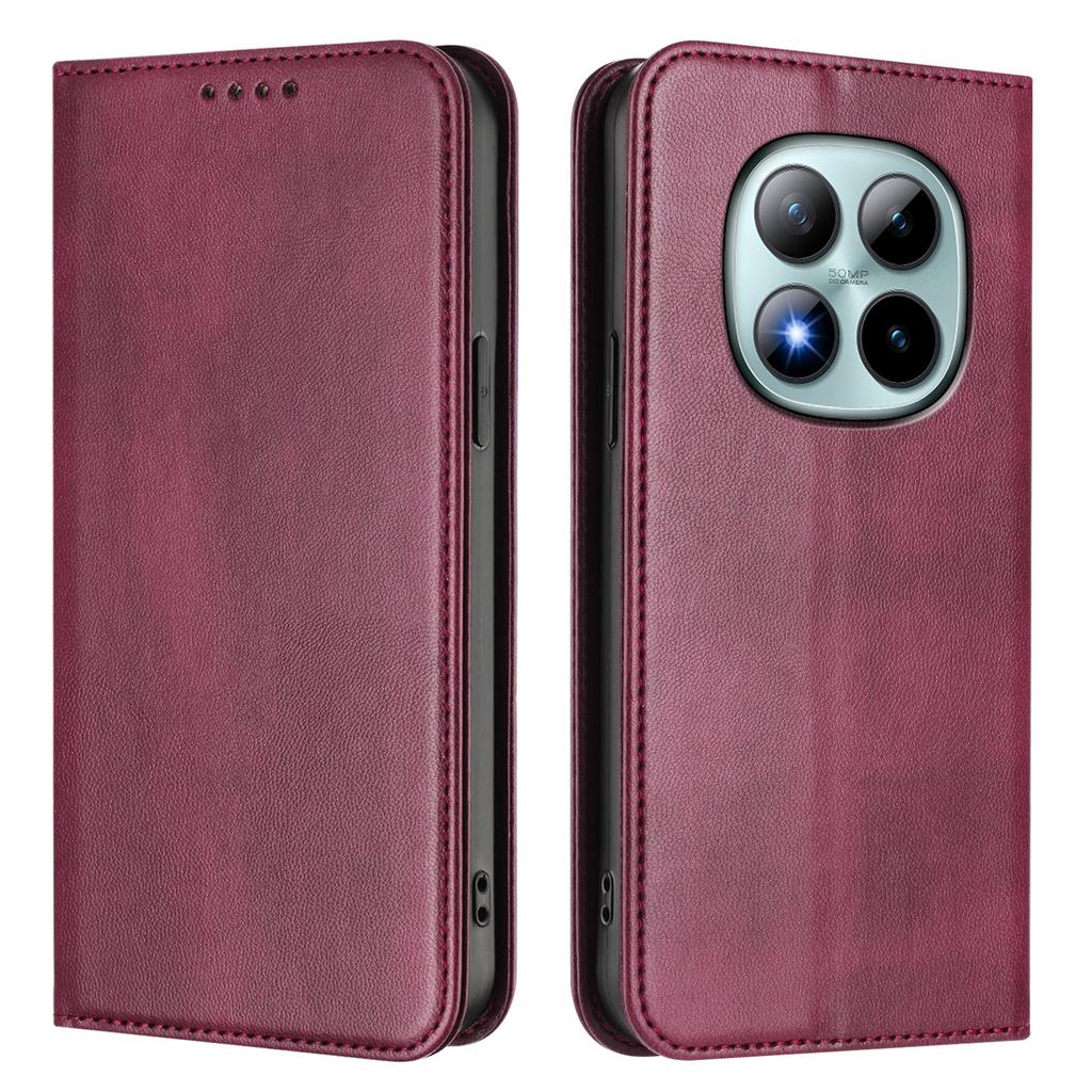 Для Xiaomi Redmi Note 15 Pro+ 5G Чехлы-кошельки Кожаный чехол для телефона с ретро-текстурой и RFID-блокировкой