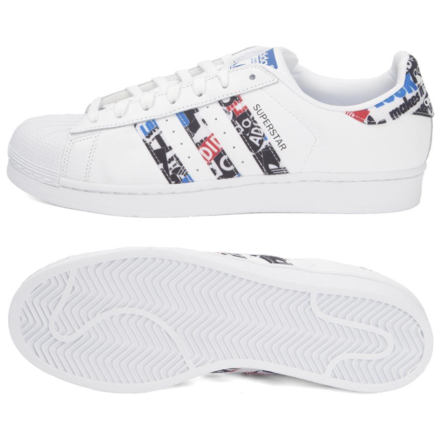 adidas Оригинальные кроссовки Superstar Classic Удобные низкие кроссовки Унисекс Белые CP9760
