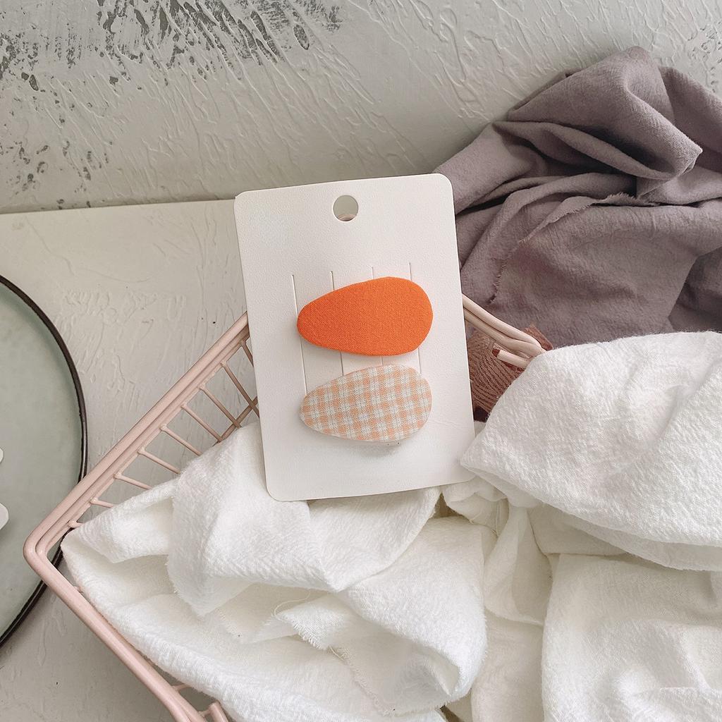 2 шт., мини-заколка для волос для маленьких девочек, милая корейская мода, простота, однотонный Haipin для детей, милая заколка с боковой челкой для девочек, детские вещи