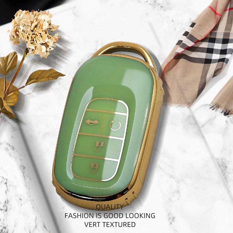 Новое поступление, роскошный чехол для дистанционного ключа для Honda Civic 11 Accord Vezel 2022, защитный чехол-брелок для автомобиля