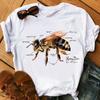 Funny Let It Bee Graphic Print T-Shirt Women's Clothing 2025 Cool Tshirt Femme Harajuku Kawaii Clothes Summer T Shirt