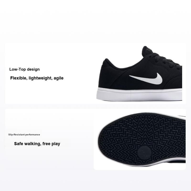 Nike Кроссовки детские Check Canvas SB GS Black White 905373-003
