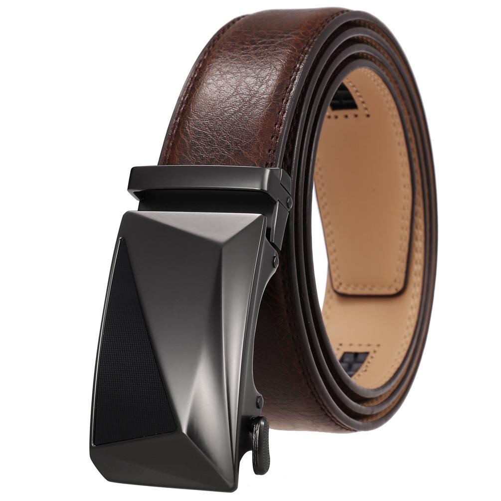 Ремень мужской, ремень с автоматической пряжкой, мужской ремень повседневный ремень Ly36-24983-1