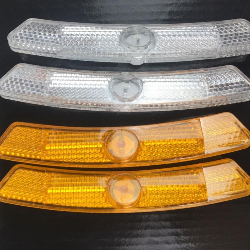 8 шт. Водонепроницаемые Велосипеды Предупреждающие Светоотражатели Безопасности Светоотражатели Спиц Колес Велосипедов