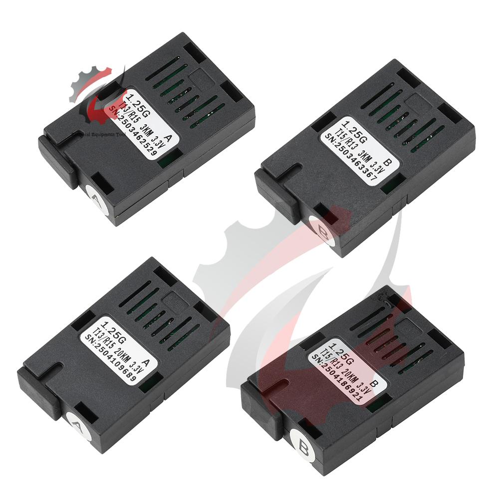 1.25G 1x9 SFP Fiber Optic Module 1000M Gigabit SC Single Mode Single Fiber 1310nm/1550nm 3KM/20KM