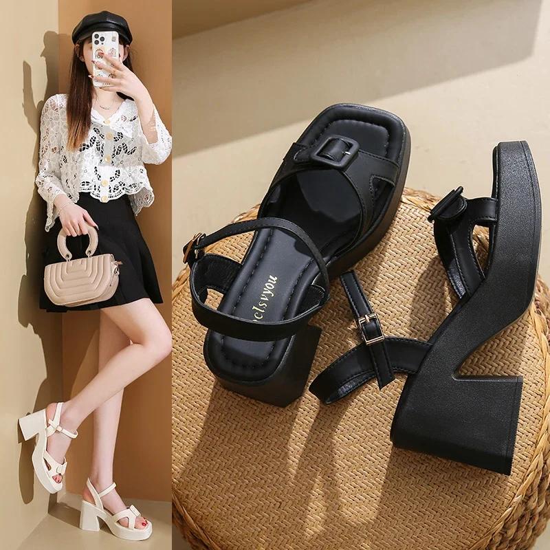 Босоножки Женские Летние С Открытым Носком Удобные Супермягкие Премиальные Ортопедические На Низком Каблуке Сандалии для Ходьбы Корректор Пальцев Подушка 2025