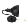 Vintage Wall Lamp Black Pull Chain E26 Hardwired Iron Classic Industrial Wall Sconce for Home