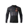 Nike Spliced Logo Print Long Sleeve Football Jacket 21-22 Season Liverpool Men Tops Black DA2774-011