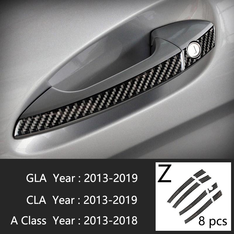 Автомобильный Стайлинг Карбоновая внутренняя панель кнопок Декоративная крышка Отделка Наклейка Рамка Для Mercedes Benz A Class W176 GLA X156 CLA