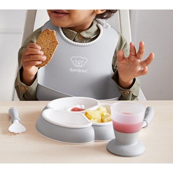 Babybjorn нагрудник-нагрудник, серый, пудрово-розовый, 2 шт., 1 шт.