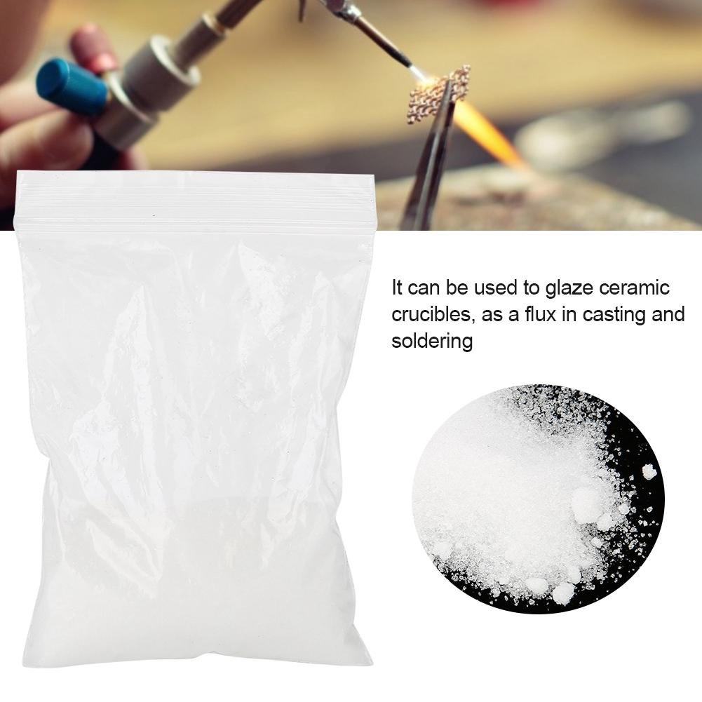 Вспомогательные сварочные материалы для литья ювелирных изделий, флюс буры для плавления золота, серебра