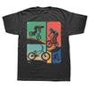 Смешные BMX Велосипед Велосипедные Трюковые Гонки Графические Футболки Мужские Женские Мода Повседневная Футболка 100% Хлопок Свободная Оверсайз Футболка