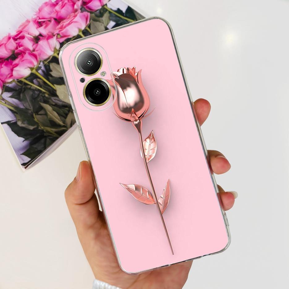 For Realme C67 4G Case RMX3890 New Fashion Painted Cover 6.72'' Soft Silicone Phone Case For Realme C67 C 67 RealmeC67 4G Bumper