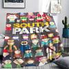 1 шт. Фланелевое одеяло с принтом South Game, Высококачественное, Удобное для всех сезонов, Декор для дома, Тепло и уют, Идеально подходит для подарков