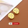 10 шт. пуговицы для рубашек, женская одежда, кардиган, шифон, круглые металлические пуговицы, детские мужские рубашки, универсальные золотые пуговицы Daquan