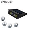 TPMS Tyre Pressure Monitoring System Solar Power LCD Display with 4 Internal/External Sensor Replaceable Battery PSI/BAR Mode