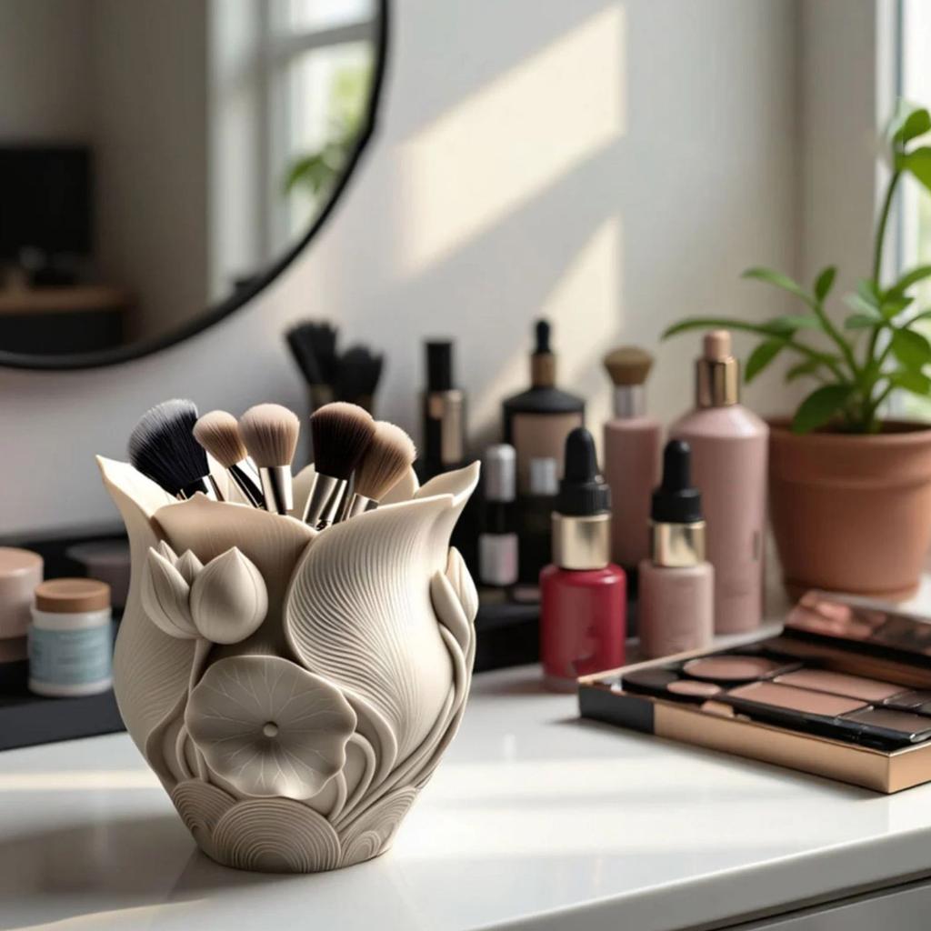 Форма для силиконовых лотосов для DIY изделий из смолы и цемента и домашних украшений, декоративная форма для подсвечника