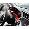 Dashboard Box trument Strip Cover For Honda Civic 10th 2016- Bright Red