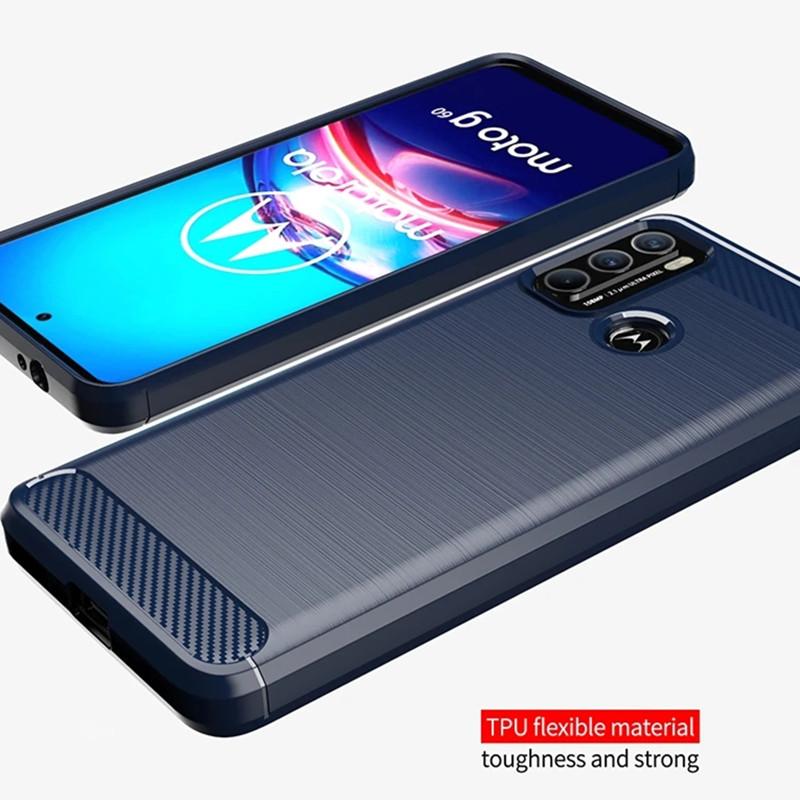 Матовый защитный чехол для Motorola Moto G60 Мягкая силиконовая задняя крышка для moto g40 fusion Роскошные чехлы для телефонов