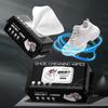 12/30/80/64 Pc/bag Shoes Cleaning Wet Wipes Shine Stain Removal Water-free Washing No-marks Sport / Leather Snow Boot White Shoe Care Wipes