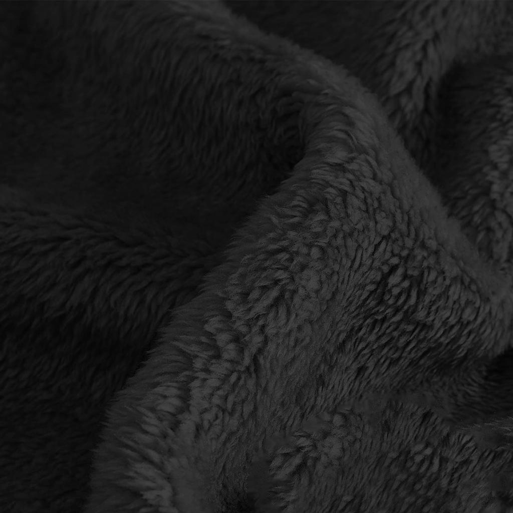 Men's Casual Loose Fleece Stand-up Collar Coat, Zipper Fleece Warm Coat