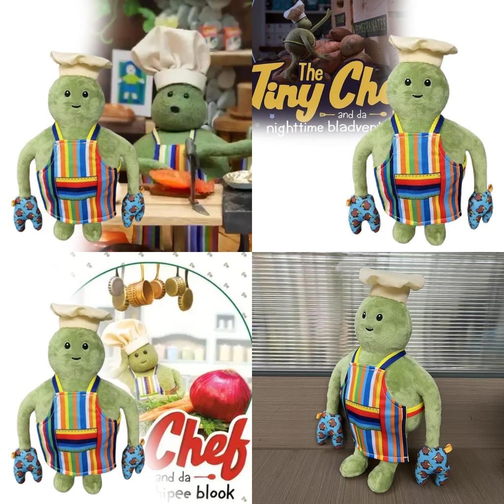 Плюшевая игрушка Мультяшная фигурка из мультсериала The Tiny Chef Show Мягкая набивная кукла Для детей и коллекционеров