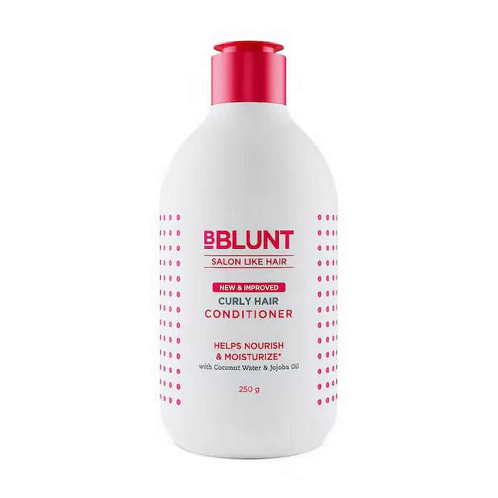 BBLUNT Кондиционер для кудрявых волос с кокосовой водой и маслом жожоба для увлажненных блестящих кудрей 250 мл