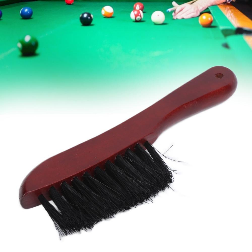Compact Size Pool Table Brush Curved Handle Billiard Cleaning Tool  For Billiard Table
