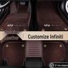 Infiniti Q50L/Q60/QX50/QX60/QX70/FX Полностью кожаные автомобильные коврики