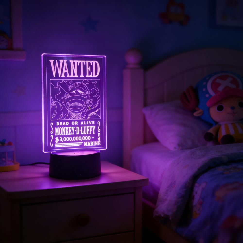 Светодиодный ночник с фигурками из аниме One Piece Луффи Зоро, USB-лампа, коллекция фигурок, украшение для прикроватной тумбочки, рождественские подарки